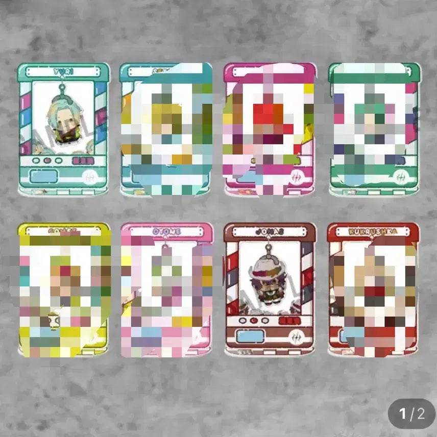 [BUNJANG] Gnosia Acrylic Stand Yuri &amp; Jonas Bundle Set / 그노시아 꺄르르 아크릴 스탠드 유리&amp;죠나스 일괄