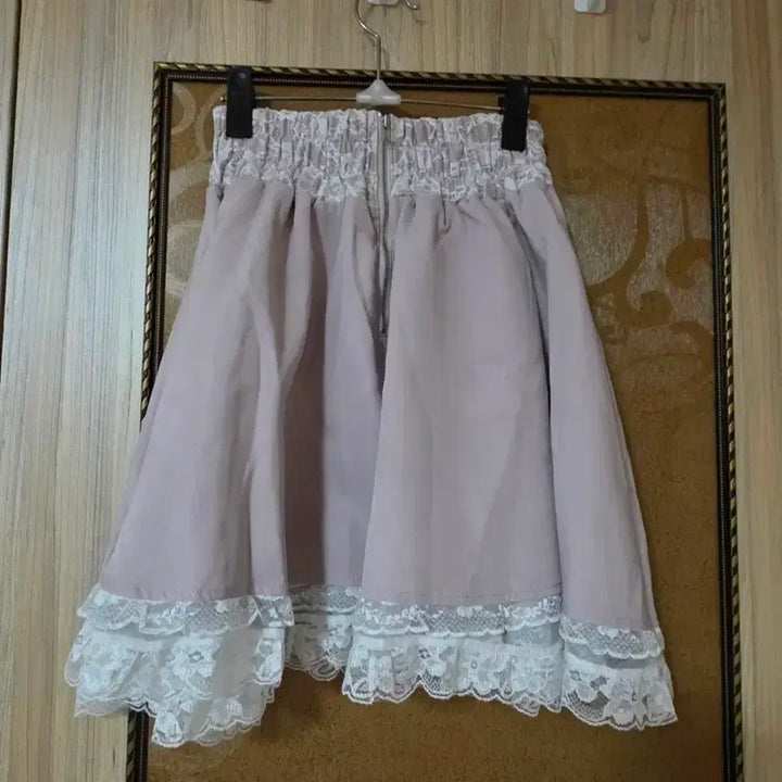 [SOLD OUT] (택o)양지뢰 양산형 노에미 코르셋 레이스 스커트 핑크 S