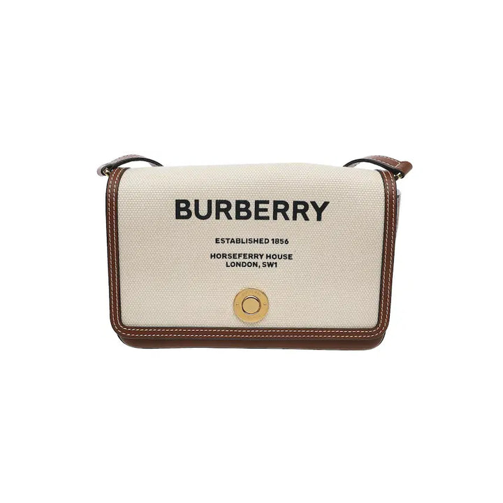 [BUNJANG] Burberry Horseferry Cotton Canvas Crossbody Bag Mini / 버버리 호스페리 코튼 크로스백 미니
