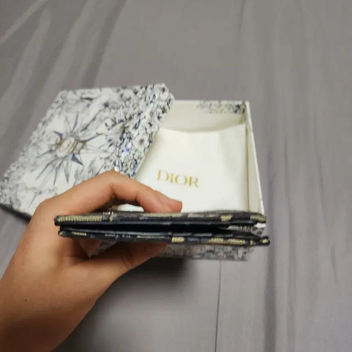 [BUNJANG] Dior Oblique Jacquard Compact Wallet / 디올 오블리크 자카드 컴펙트 반지갑