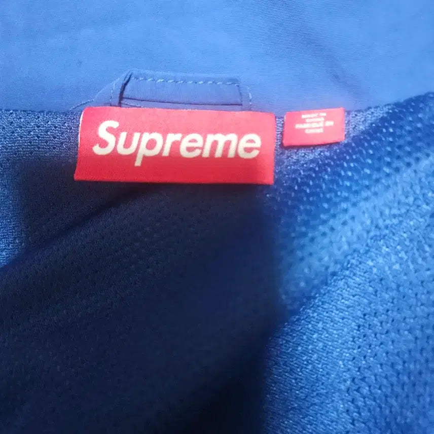 [BUNJANG] Supreme S Logo Track Jacket Navy - 24FW / 슈프림 S 로고 트랙 자켓 네이비 - 24FW