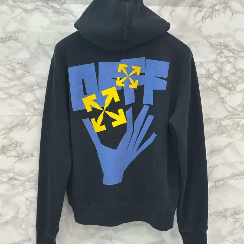 [BUNJANG] Off-White Arrows Hoodie / (S) 오프화이트 바이럭스 애로우 후드티