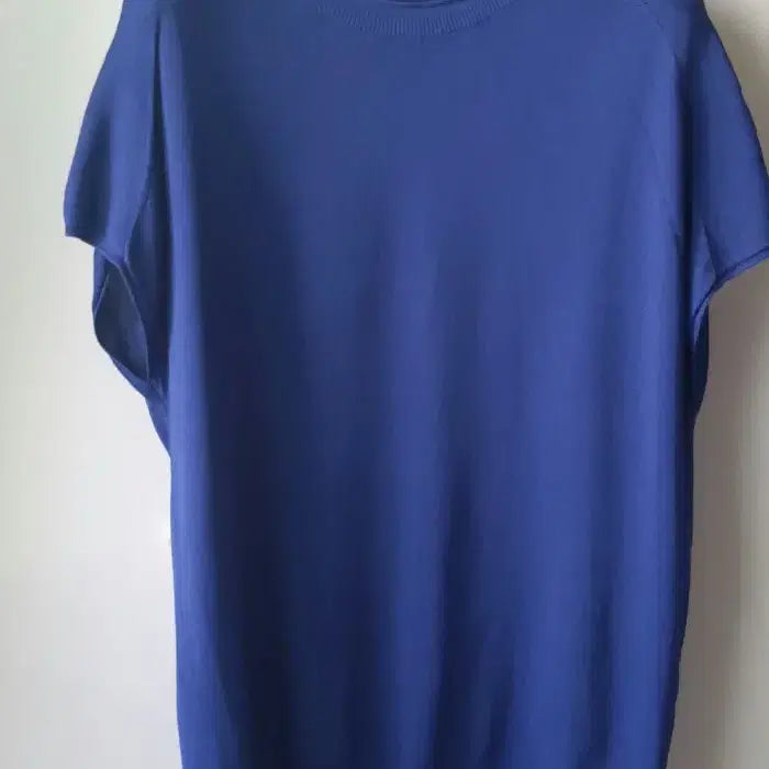 [BUNJANG] Navy Knit T-shirt / 폴앤조  반팔 니트 티셔츠