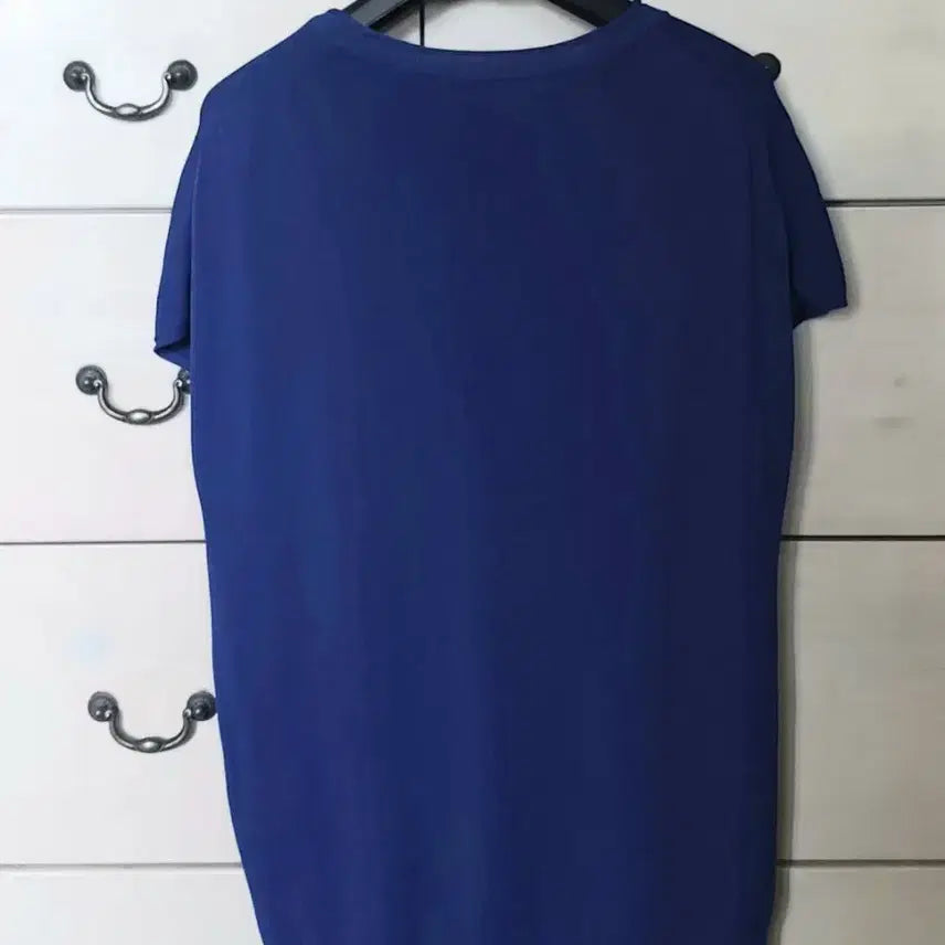 [BUNJANG] Navy Knit T-shirt / 폴앤조  반팔 니트 티셔츠
