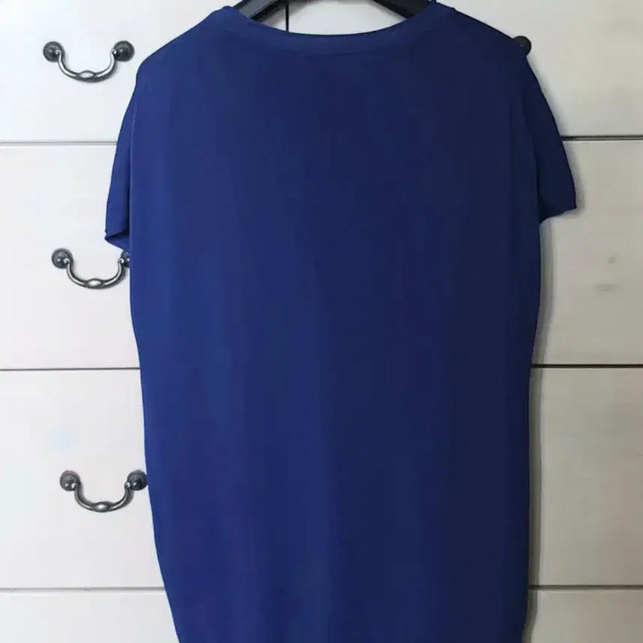 [BUNJANG] Navy Knit T-shirt / 폴앤조  반팔 니트 티셔츠