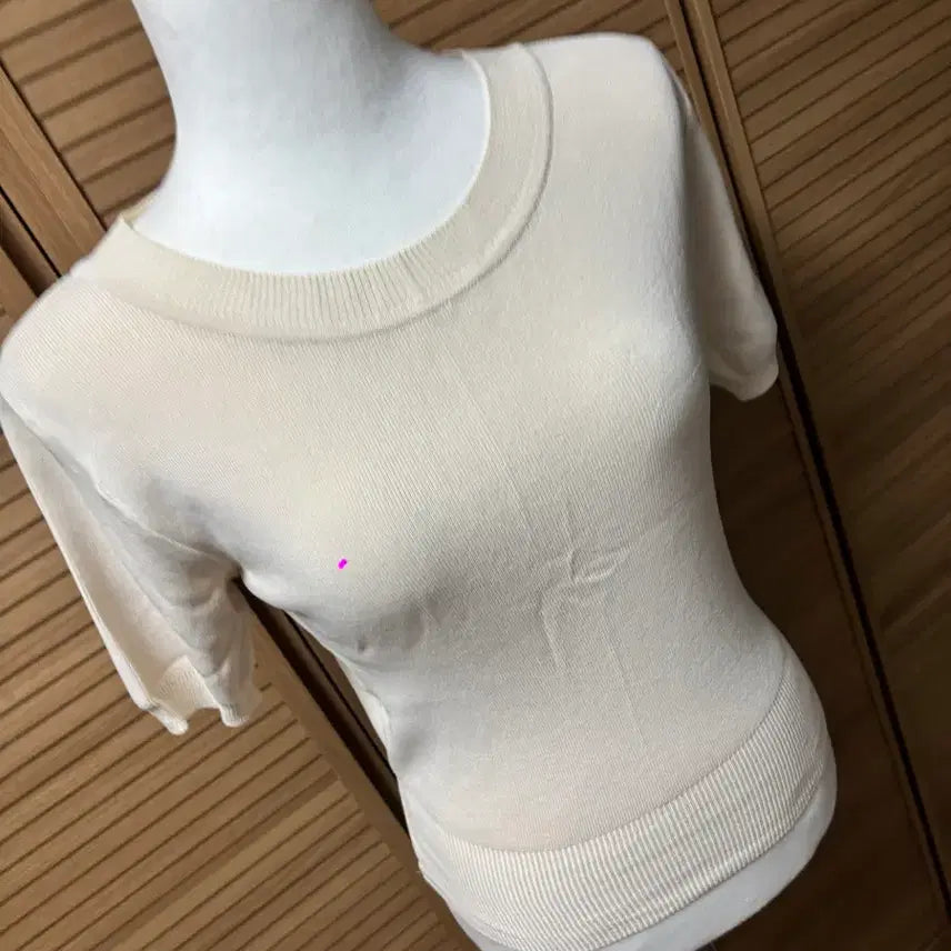 [BUNJANG] DAISY 5-Length Sleeve Knit Top / 고급 5부 니트 수입의류 DAISY 택 홀복