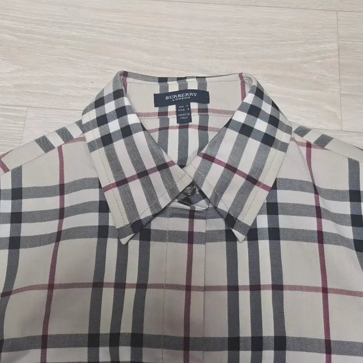 [BUNJANG] Burberry Check Shirt Dress with Belt Set / 체크 바버리 셔츠형 원피스 벨트 세트 55(uk6) 정품