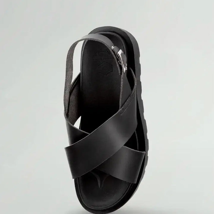 [BUNJANG] Customade 4.5cm Cloud Foam Cross Sandals Jace / 커스텀에이드 4.5cm 클라우드 폼 크로스 샌들 제이스