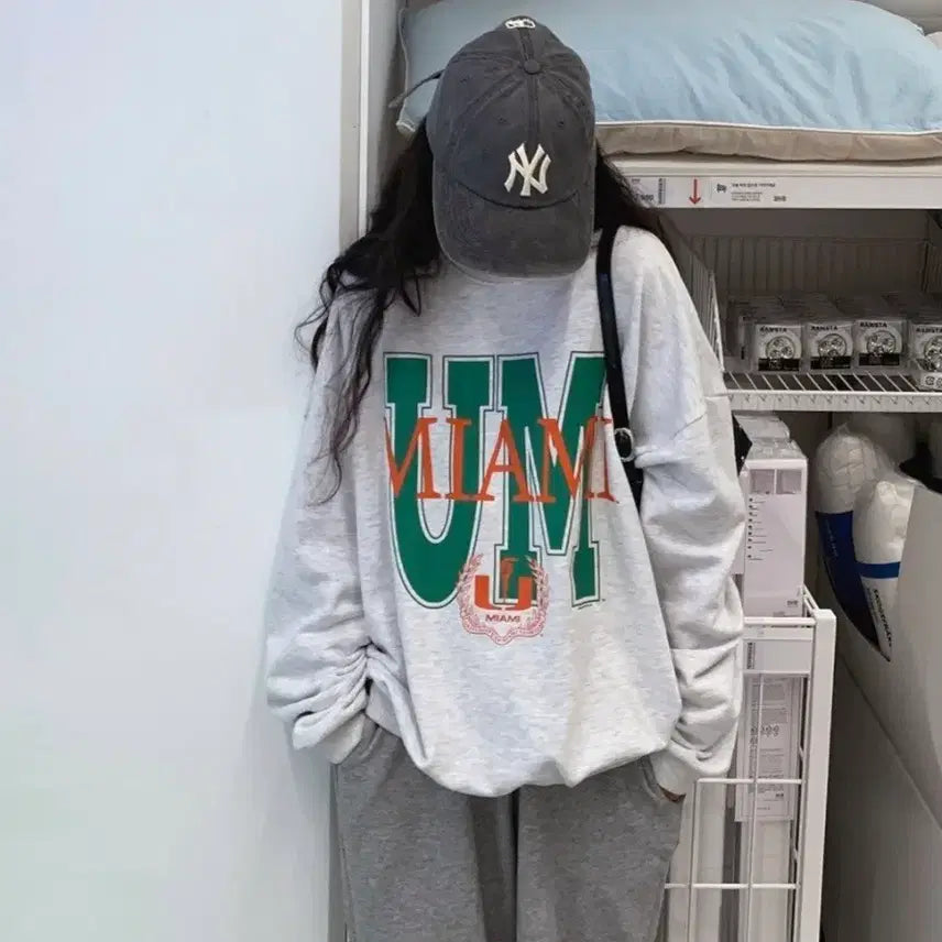 [BUNJANG] High-Quality Miami Sweatshirt / 새상품) 고퀄리티 마이애미 맨투맨