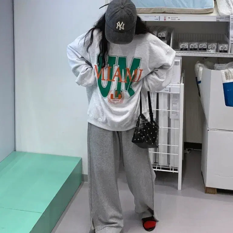[BUNJANG] High-Quality Miami Sweatshirt / 새상품) 고퀄리티 마이애미 맨투맨