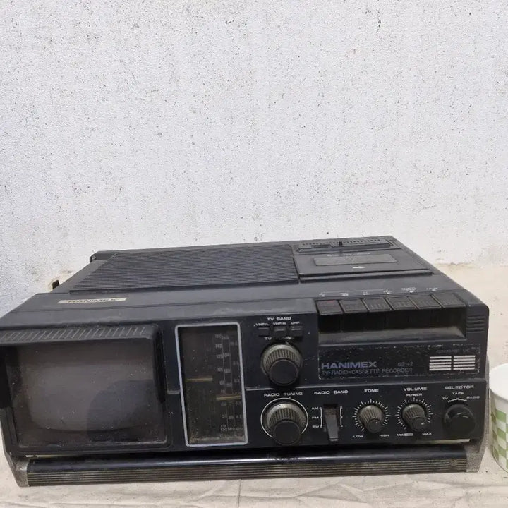 [BUNJANG] HANIMEX TV Radio Cassette Recorder Antique / 빈티지 HANIMEX TV 라디오 카세트 레코더 골동