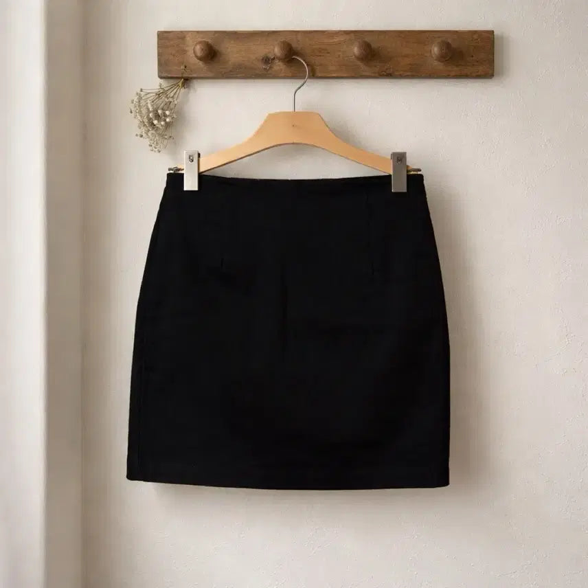 [BUNJANG] Black Mini Skirt / 새상품:) 블랙 미니 스커트