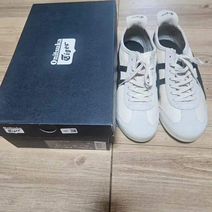 [BUNJANG] Onitsuka Tiger Mexico 66 Vintage White Sneakers / 오니츠카타이거 멕시코66 빈티지 화이트 265