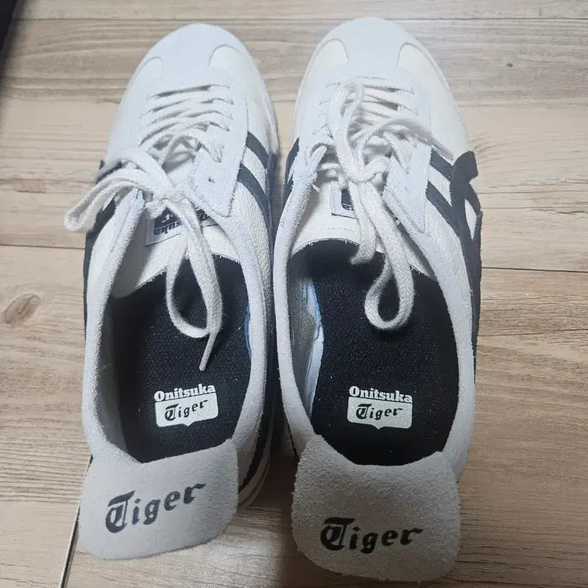 [BUNJANG] Onitsuka Tiger Mexico 66 Vintage White Sneakers / 오니츠카타이거 멕시코66 빈티지 화이트 265