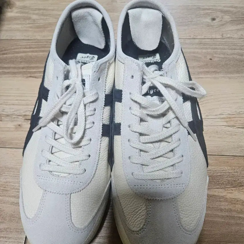 [BUNJANG] Onitsuka Tiger Mexico 66 Vintage White Sneakers / 오니츠카타이거 멕시코66 빈티지 화이트 265