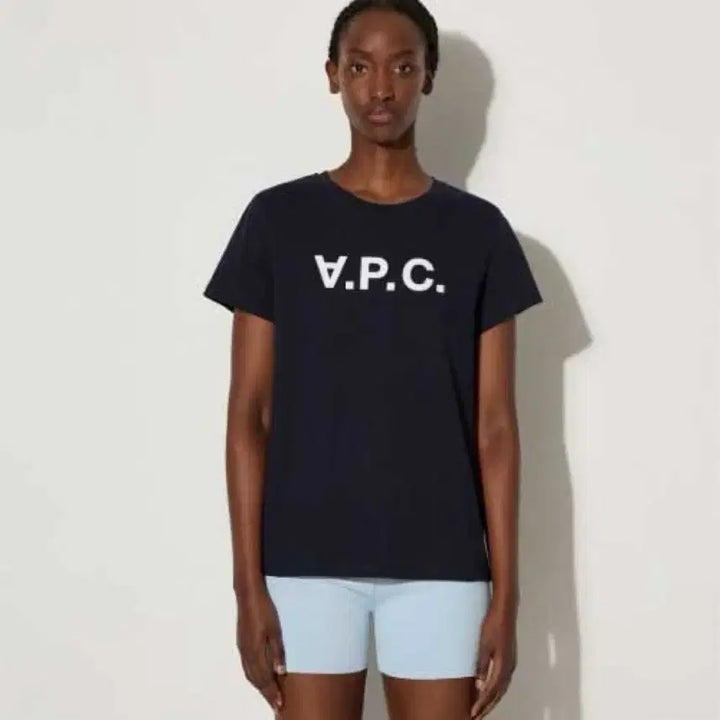 [BUNJANG] A.P.C. VPC Velvet Logo T-Shirt / 아페쎄 벨벳로고 VPC 티셔츠