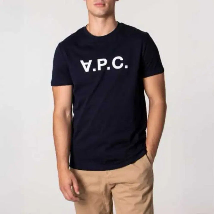 [BUNJANG] A.P.C. VPC Velvet Logo T-Shirt / 아페쎄 벨벳로고 VPC 티셔츠