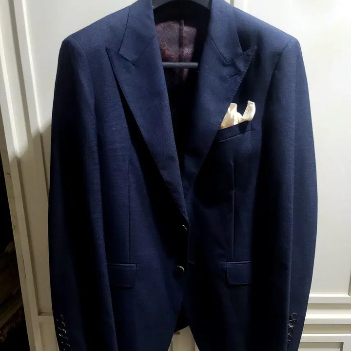 [BUNJANG] Sieg Canonicco Unconstructed Wide Peak Lapel Blazer / 지이크/이태리 까노니꼬 언컨스트럭티드 와이드 피크드라펠 블레이져/103