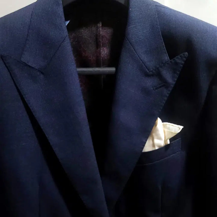 [BUNJANG] Sieg Canonicco Unconstructed Wide Peak Lapel Blazer / 지이크/이태리 까노니꼬 언컨스트럭티드 와이드 피크드라펠 블레이져/103