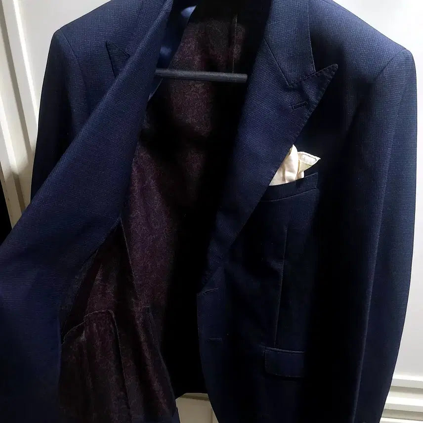 [BUNJANG] Sieg Canonicco Unconstructed Wide Peak Lapel Blazer / 지이크/이태리 까노니꼬 언컨스트럭티드 와이드 피크드라펠 블레이져/103