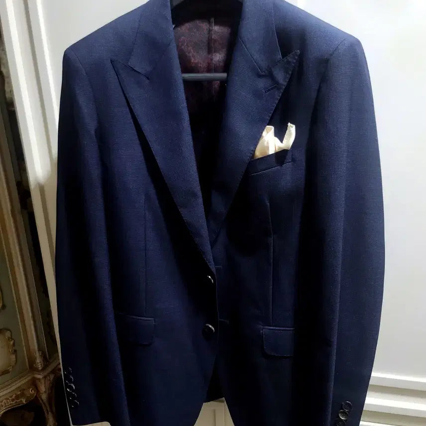[BUNJANG] Sieg Canonicco Unconstructed Wide Peak Lapel Blazer / 지이크/이태리 까노니꼬 언컨스트럭티드 와이드 피크드라펠 블레이져/103