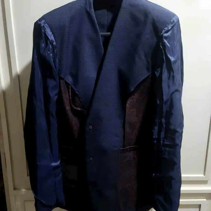 [BUNJANG] Sieg Canonicco Unconstructed Wide Peak Lapel Blazer / 지이크/이태리 까노니꼬 언컨스트럭티드 와이드 피크드라펠 블레이져/103
