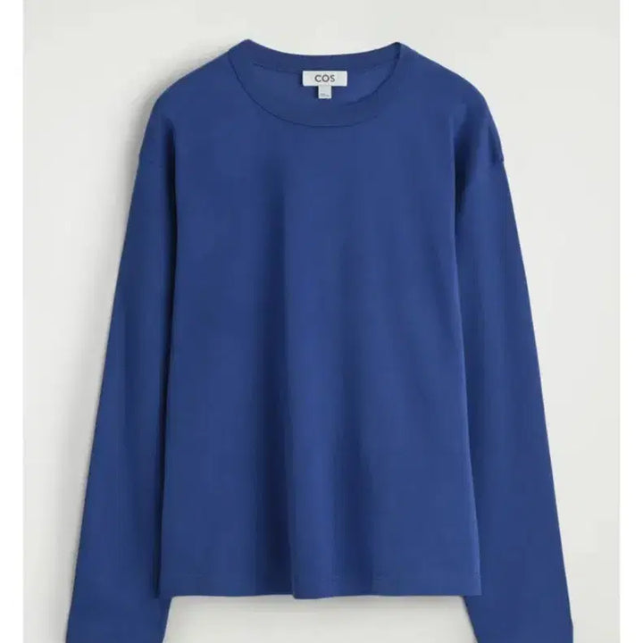 [SOLD OUT] cos 릴랙스드 저지 인터록 롱 슬리브 블루 M size