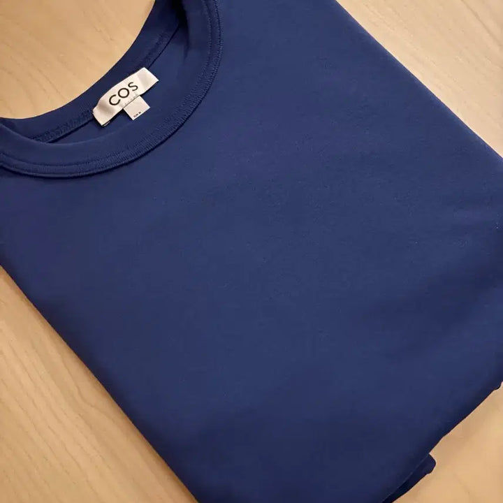 [SOLD OUT] cos 릴랙스드 저지 인터록 롱 슬리브 블루 M size
