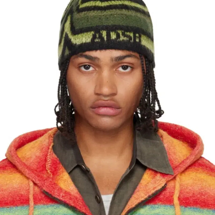 [BUNJANG] Andersson Bell Khaki Paint Beanie / (미개봉 새상품)앤더슨벨 카키 페인트 비니