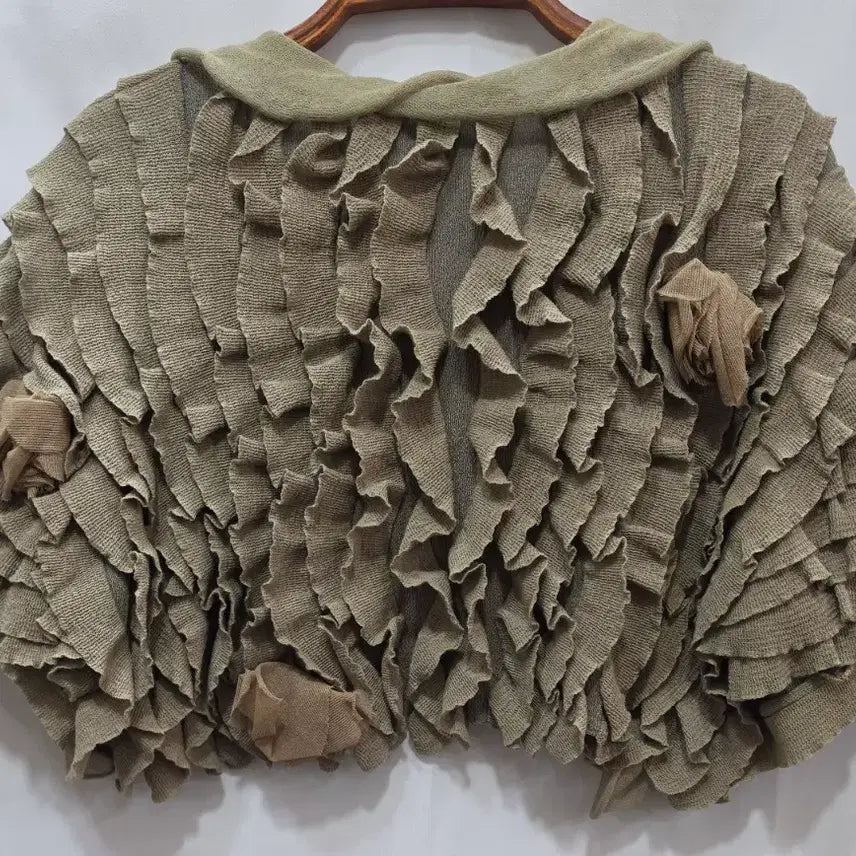 [BUNJANG] Valentino Ruffle Knit Bolero / (정품)발렌티노 러플 니트 볼레로