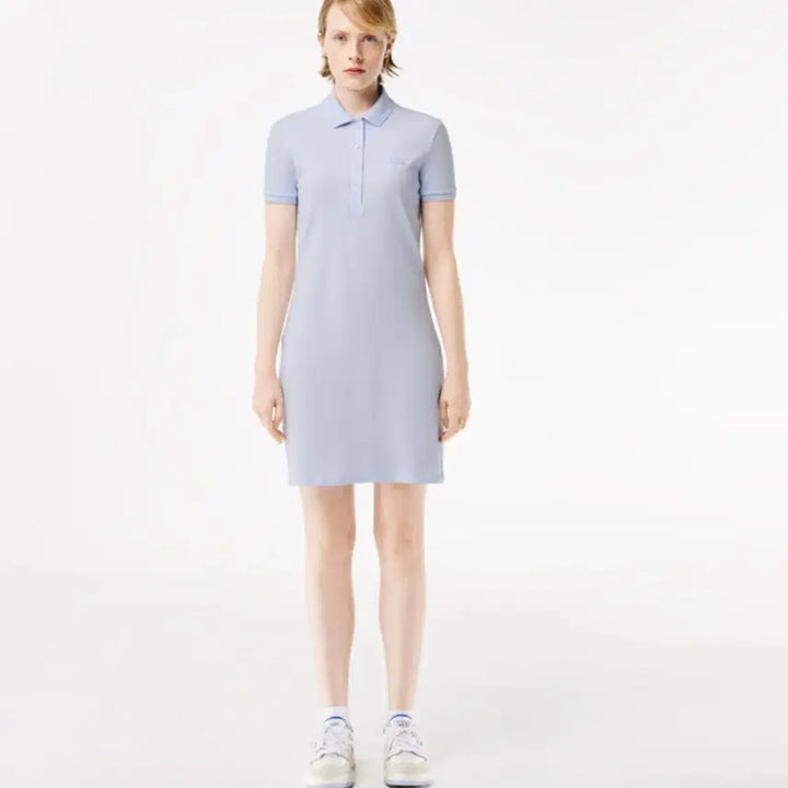 [BUNJANG] Lacoste Slim Fit Mini Pique Polo Dress / 라코스테 슬림핏 미니피케 폴로 드레스