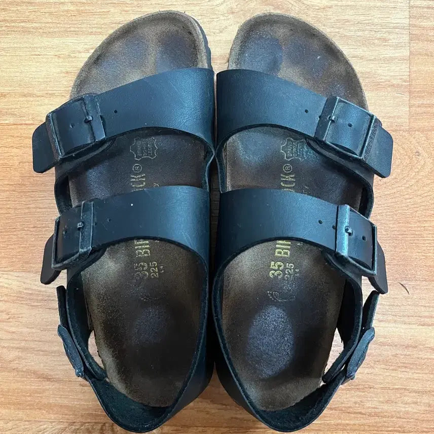 [BUNJANG] Birkenstock Milano Black 225 Sandals / 버켄스탁 밀라노 225