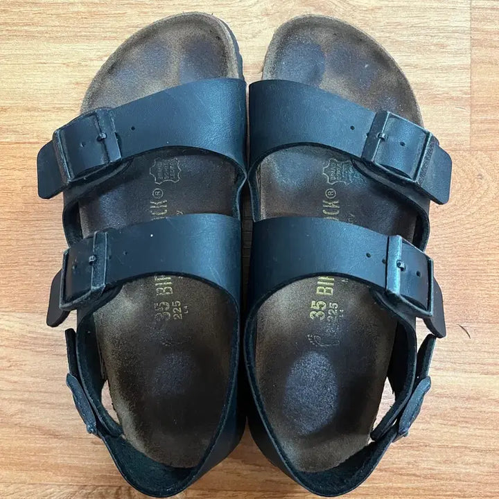 [BUNJANG] Birkenstock Milano Black 225 Sandals / 버켄스탁 밀라노 225