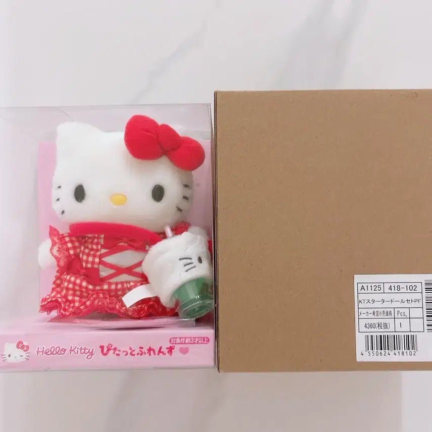[BUNJANG] Sanrio Hello Kitty Pittato Friends Starter Doll (S) / 산리오)헬로키티 피탓토 프렌즈 스타터 인형 (S)