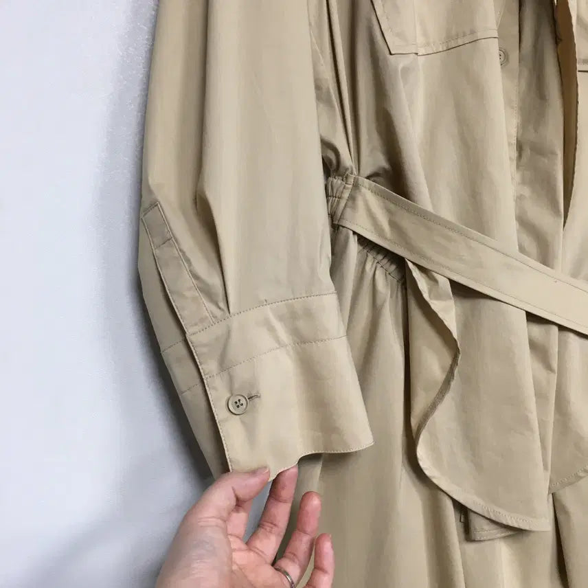 [BUNJANG] SYSTEM Scarved Belted Dress / 22 SYSTEM 시스템 스카프 벨티드 원피스 55