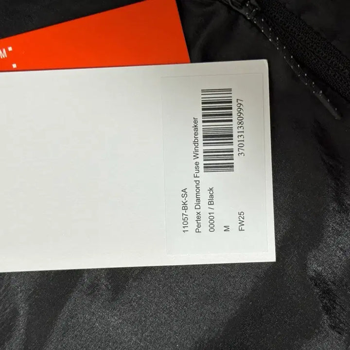 [BUNJANG] Satisfy Pertex Diamond Fuse Windbreaker Black M / 새티스파이 바람막이 블랙 m 사이즈 새상품 판매합니다