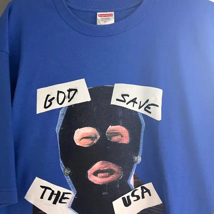 [BUNJANG] Supreme God Save Us T-shirt / 슈프림 갓세이브어스 티셔츠