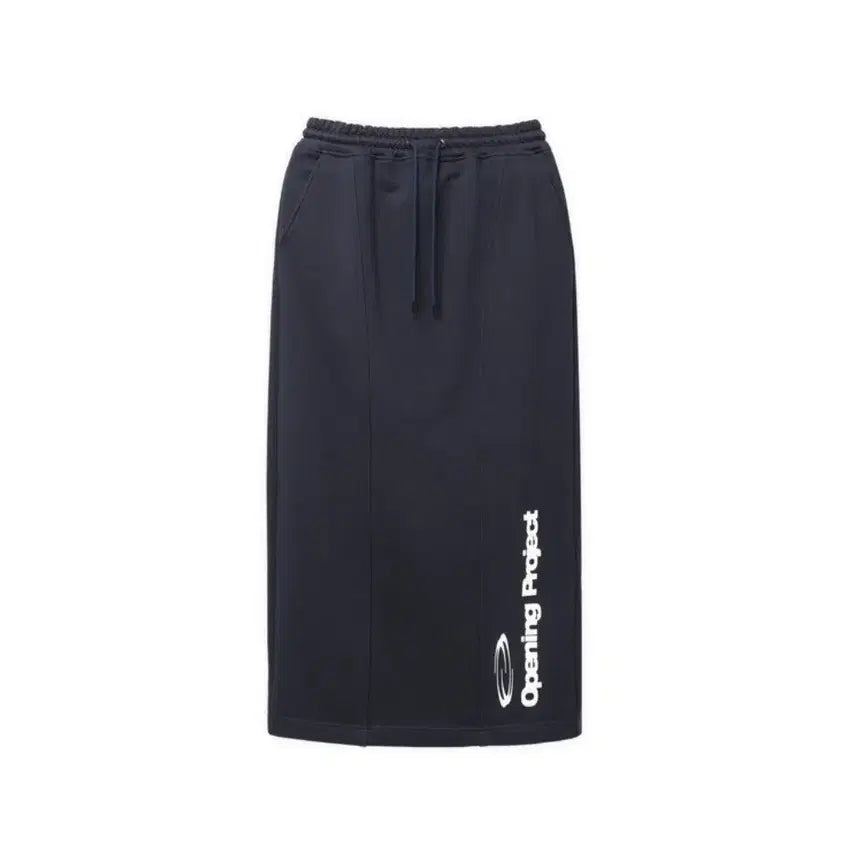 [BUNJANG] Opening Project Long Skirt Navy/Gray / 무신사 오프닝프로젝트 롱치마