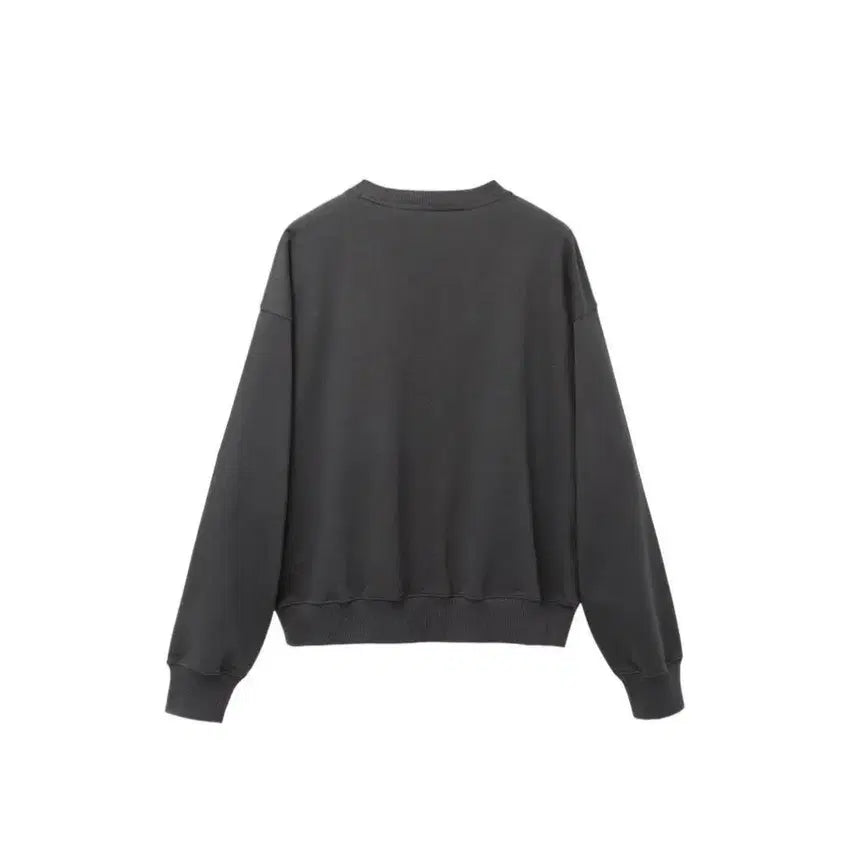[BUNJANG] Opening Project Identity Sweatshirt Charcoal / 무신사 오프닝프로젝트 맨투맨