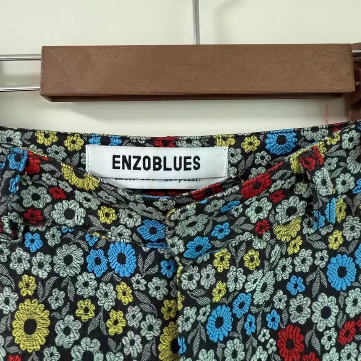[BUNJANG] Enzo Blues Jacquard Fabric Bootcut Pants / 엔조블루스 자카드 원단 부츠컷 팬츠