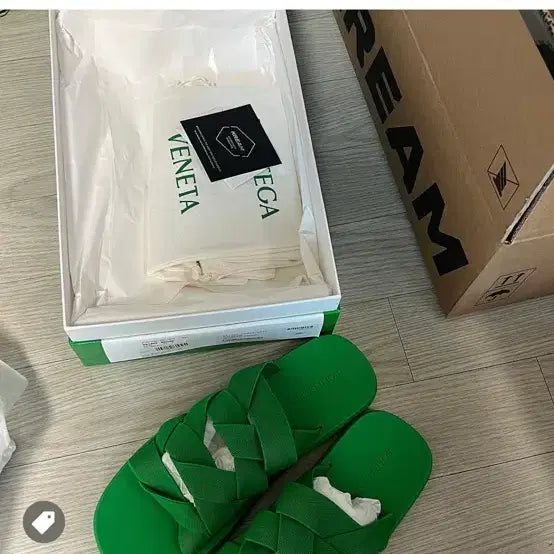 [SOLD OUT] [42] 보테가베네타 인트레치아토 우븐 슬라이드 남성 샌들