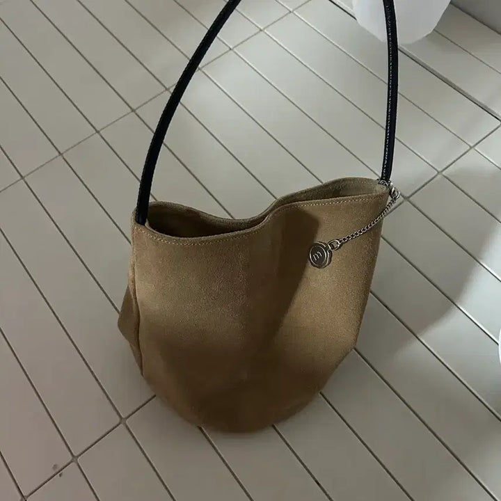 [BUNJANG] Minitmute Tobo Bag Mix Suede Beige Handbag / 미닛뮤트 토보백 믹스 스웨이드 베이지 TOBO