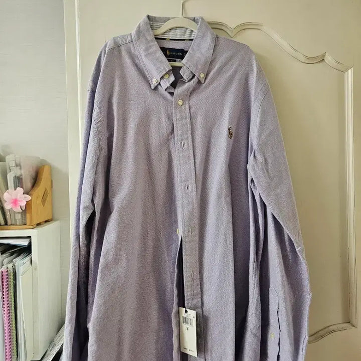 [BUNJANG] Polo Ralph Lauren Classic Fit Shirt - Purple, Size S / [새상품] 폴로 랄프로렌 셔츠 퍼플 s