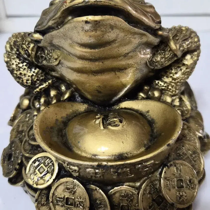 [SOLD OUT] 황금 두꺼비 재물 복 조형물 장식품