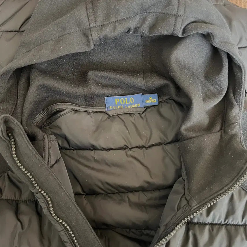 [BUNJANG] Polo Ralph Lauren Black Hooded Zip-Up Jacket / 폴로랄프로렌 남성 블랙 후드집업점퍼 간절기점퍼 M