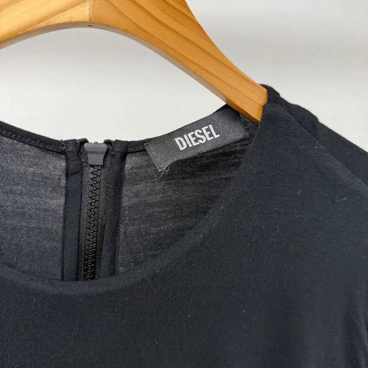 [BUNJANG] DIESEL Shirring Short Sleeve Blouse / 디젤 셔링 반팔 블라우스 유니크 디자인 JS44