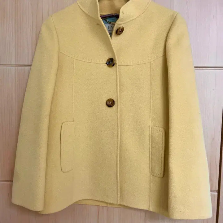 [BUNJANG] Lynn Yellow Tone-on-Tone Coat Jacket / 린 lynn 코트 자켓