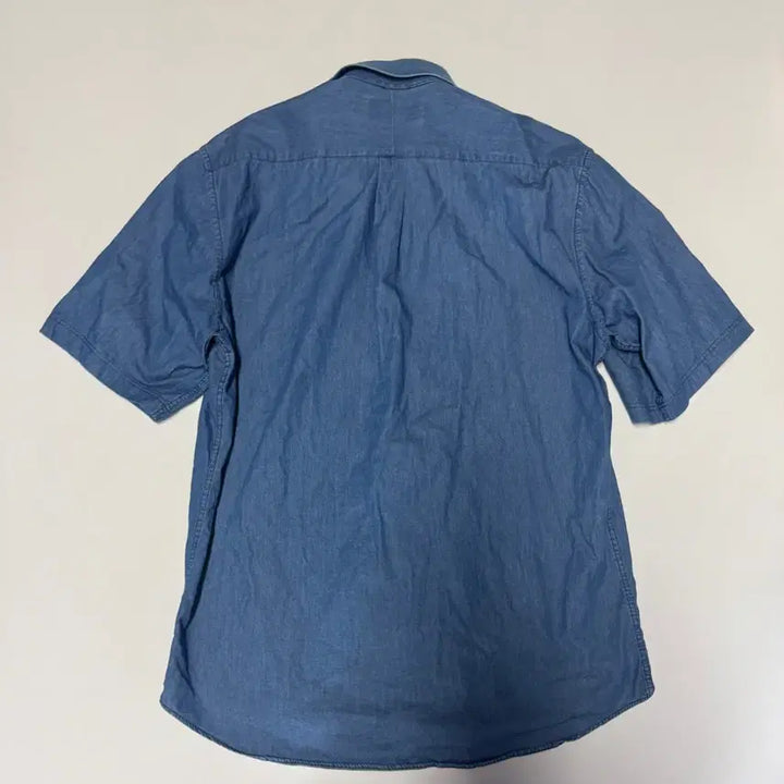 [BUNJANG] Polo Ralph Lauren Custom Fit Denim Short Sleeve Shirt / 강추!! 폴로 랄프로렌 커스텀 핏 데님 반팔 셔츠 L ~ XL