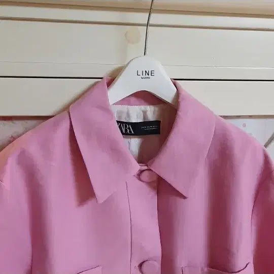 [BUNJANG] Zara Pink Cropped Jacket / 자라 자켓/55반-66