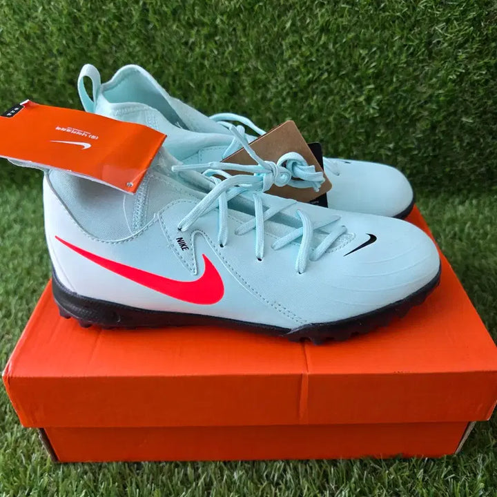 [BUNJANG] Nike Kids Futsal Shoes Sky Blue / 나이키 키즈 풋살화 축구화 스카이블루 새상품